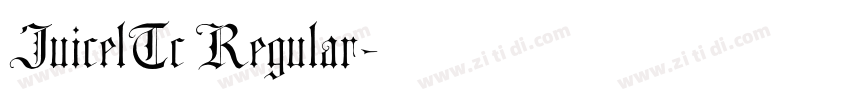 JuicelTc Regular字体转换